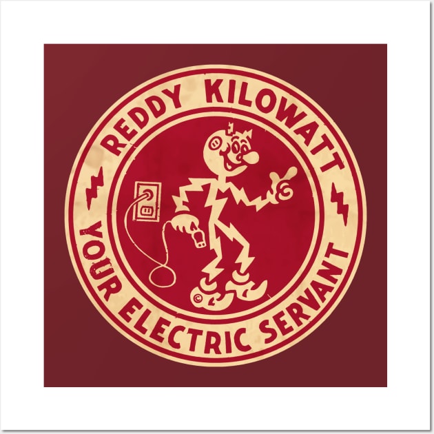 Reddy Killowat Your Electric servant Wall Art by TEWAXXX99